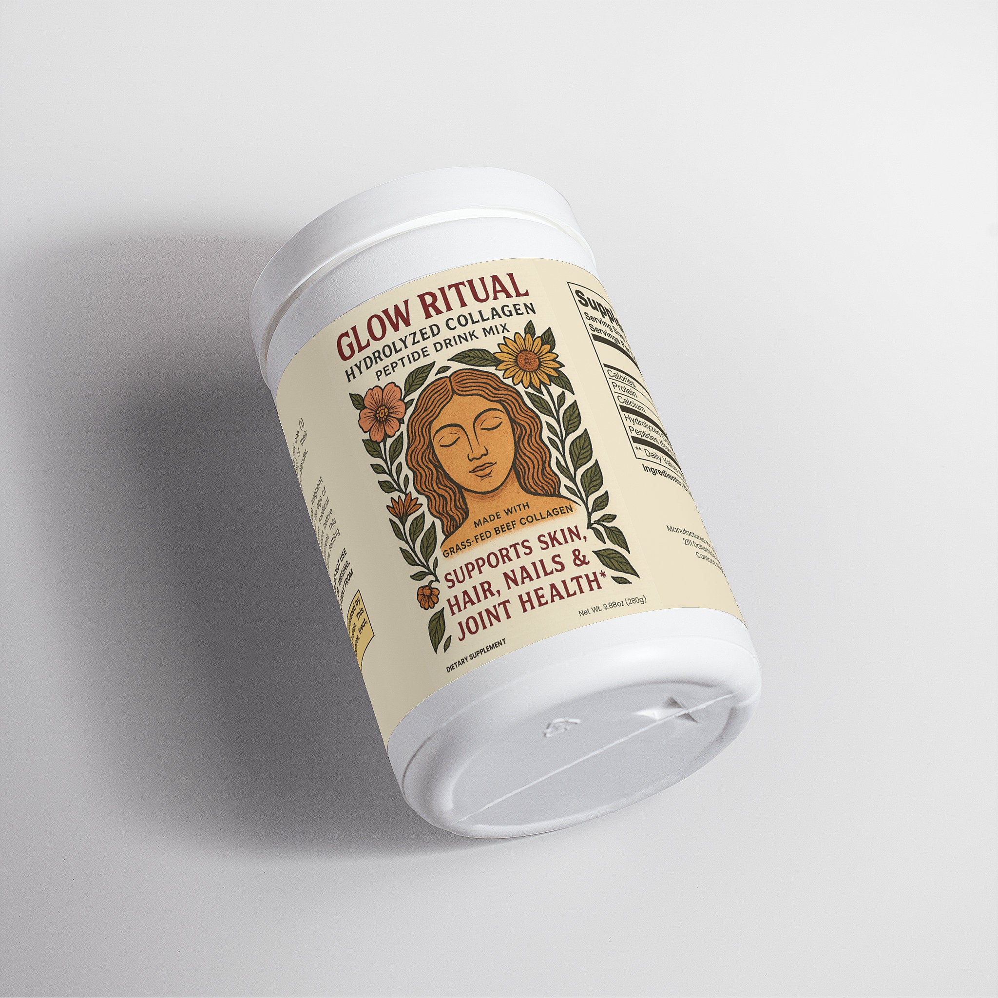 Grass-Fed Hydrolyzed Collagen Peptides Drink Mix (Unflavored)