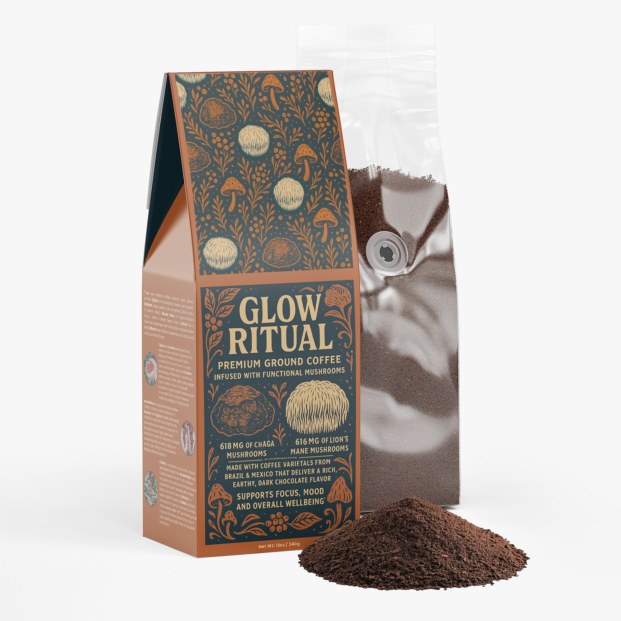 Vitality Mushroom Coffee (Medium Roast)