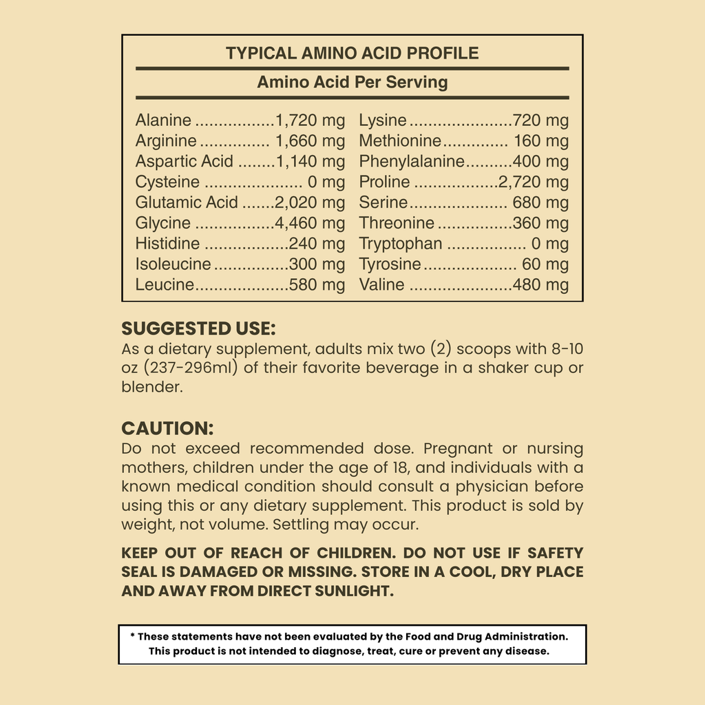 Grass-Fed Hydrolyzed Collagen Peptides Drink Mix (Chocolate)