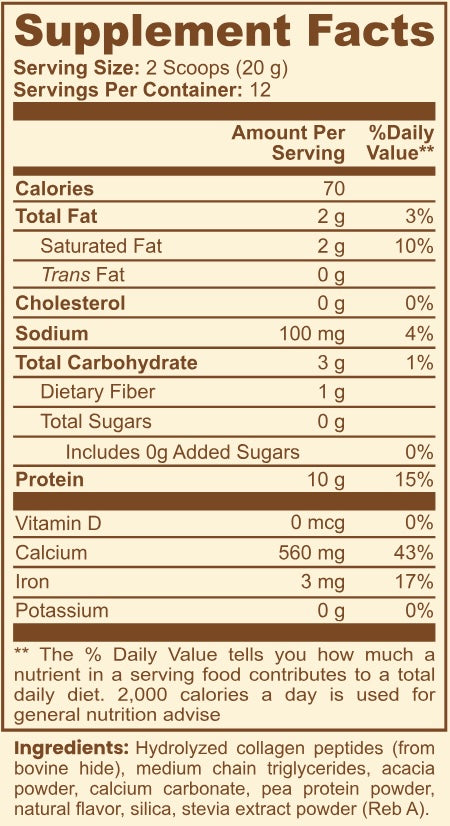 Glow Ritual Collagen Coffee Creamer (Vanilla)