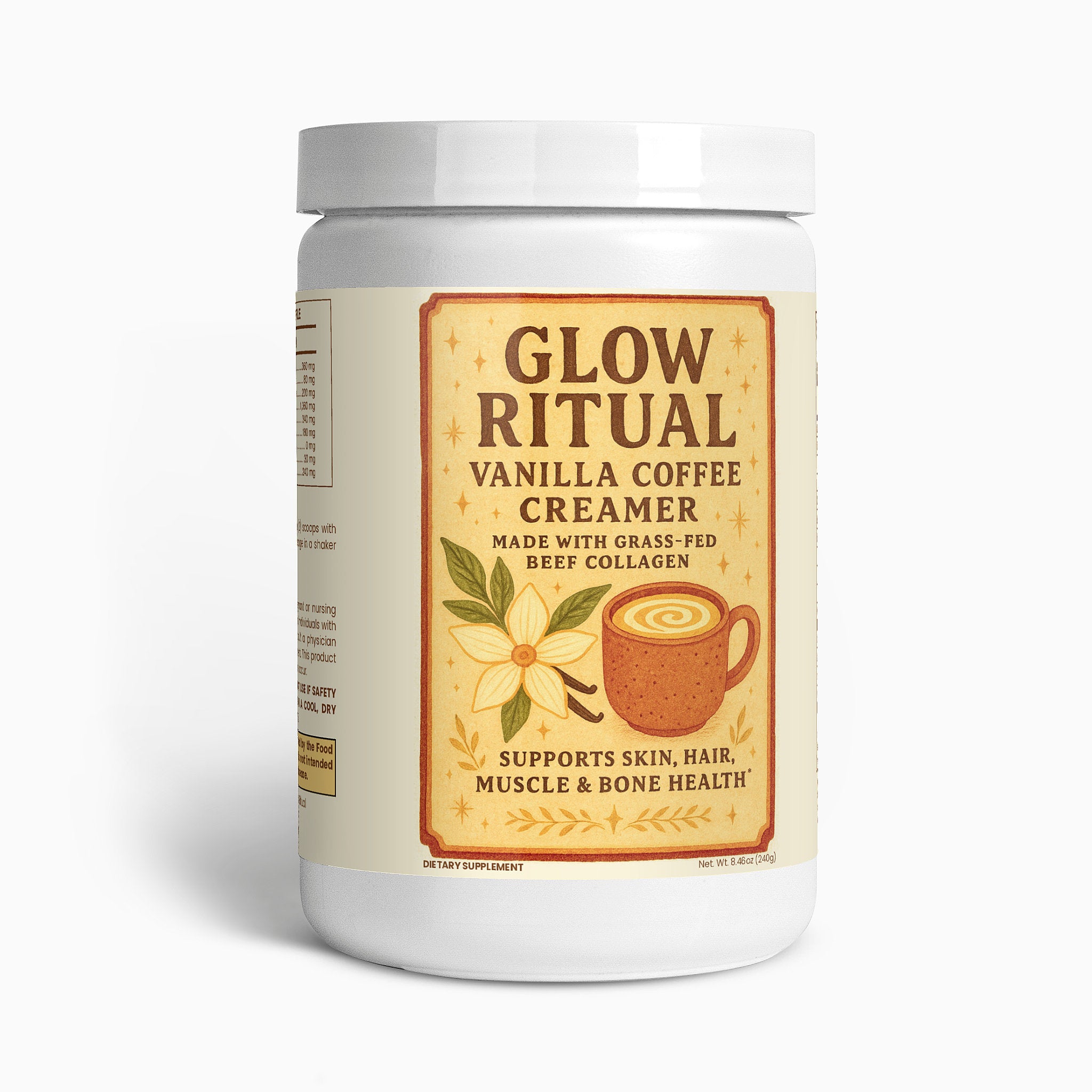 Glow Ritual Collagen Coffee Creamer (Vanilla)